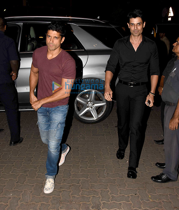 Farhan Akhtar and Amit Gaur snapped at Radio Bar