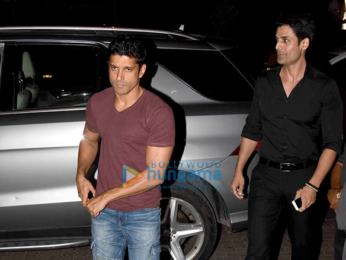 Farhan Akhtar and Amit Gaur snapped at Radio Bar