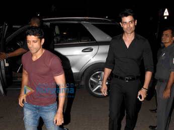 Farhan Akhtar and Amit Gaur snapped at Radio Bar