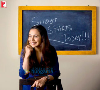 On The Sets From The Film Hichki