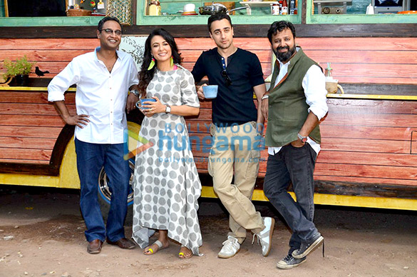 imran khan and nikhil advani shoot for the mini truck show 2