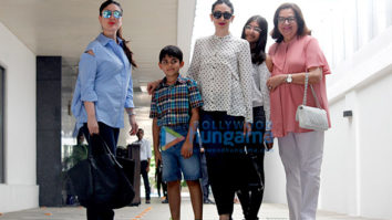 Kareena Kapoor Khan & Karisma Kapoor snapped post their birthday lunch with their mother Babita Kapoor at ‘Hakkasan’