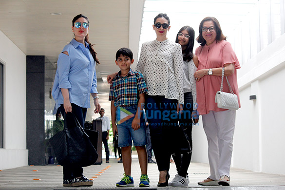 Kareena Kapoor Khan & Karisma Kapoor snapped post their birthday lunch with their mother Babita Kapoor at ‘Hakkasan’ Kareena Kapoor Khan & Karisma Kapoor snapped post their birthday lunch with their mother Babita Kapoor at ‘Hakkasan’