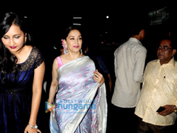 Madhuri Dixit snapped at her manager’s wedding reception