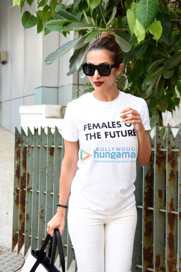 Malaika Arora Khan snapped post her meeting in Bandra