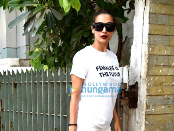 Malaika Arora Khan snapped post her meeting in Bandra
