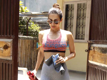 Malaika Arora snapped post yoga session in Bandra