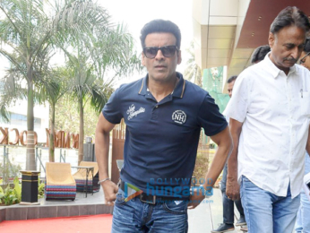 Manoj Bajpayee and Taapsee Pannu snapped at 'Naam Shabana' promotions