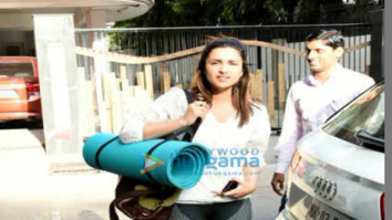 Parineeti Chopra snapped post Yoga session in Bandra