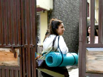 Parineeti Chopra snapped post Yoga session in Bandra