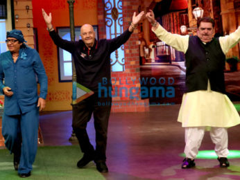 Prem Chopra, Raza Murad and Ranjeet snapped on sets of The Kapil Sharma Show