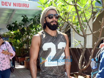 Ranveer Singh snapped at Akro gym in Bandra