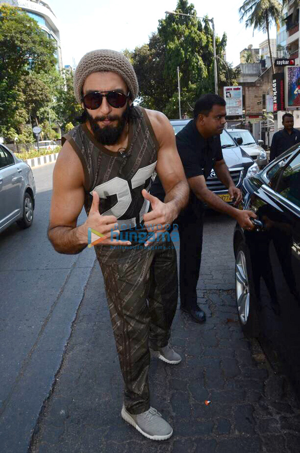 Ranveer Singh snapped at Akro gym in Bandra