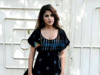 Rhea Chakraborty snapped post dubbing for 'Half Girlfriend'