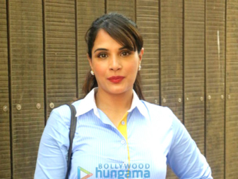 Richa Chadda promotes her production debut 'Khoon Aali Chithi'
