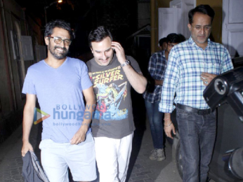 Saif Ali Khan snapped post meeting in Bandra