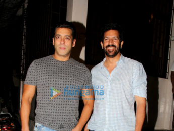 Salman Khan snapped with Kabir Khan post Tubelight dubbing in Bandra