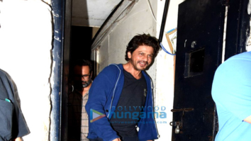 Shah Rukh Khan & Anand L Rai snapped post dinner at Olive