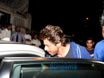 Shah Rukh Khan & Anand L Rai snapped post dinner at Olive