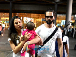 Shahid Kapoor, Mira Rajput, Rishi Kapoor & Neetu Singh snapped at the airport