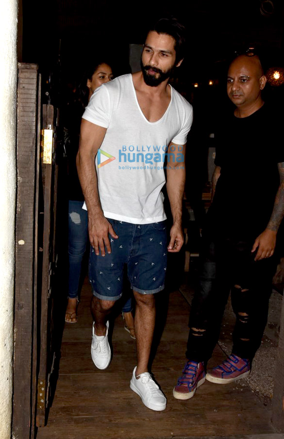 Shahid Kapoor and Mira Rajput snapped post their salon sessions in Bandra