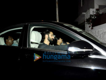 Shahid Kapoor & Mira Rajput snapped heading for a drive in their new Mercedes S Class