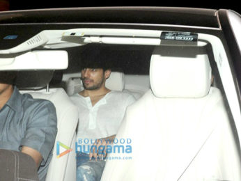 Sidharth Malhotra, Alia Bhatt, Karan Johar and Raveena Tandon snapped at the 'Baahubali 2 – The Conclusion' screening