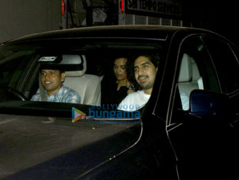Sidharth Malhotra, Alia Bhatt, Karan Johar and Raveena Tandon snapped at the 'Baahubali 2 – The Conclusion' screening