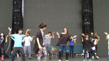 Sonakshi Sinha rehearsing for ‘Dabangg Tour Concert’ in Hong Kong
