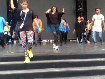 Sonakshi Sinha rehearsing for 'Dabangg Tour Hungama' in Hong Kong