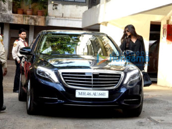 Sonam Kapoor snapped post a meeting in Bandra