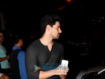 Sooraj Pancholi snapped post his dinner with friends