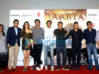 Sushant Singh Rajput & Kriti Sanon grace the trailer launch of 'Raabta'