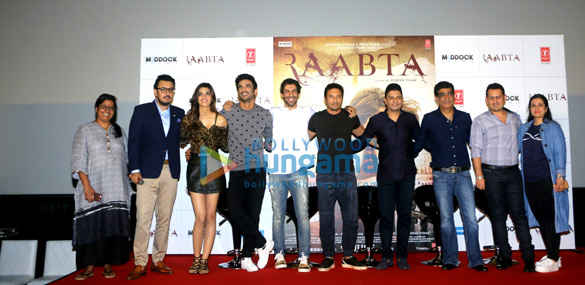 sushant singh rajput kriti sanon grace the trailer launch of raabta 110