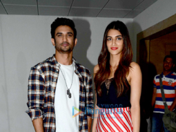 Sushant Singh Rajput and Kriti Sanon snapped at Raabta’s promotions