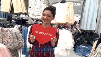 Tamannaah Bhatia visits H&M store in Hyderabad