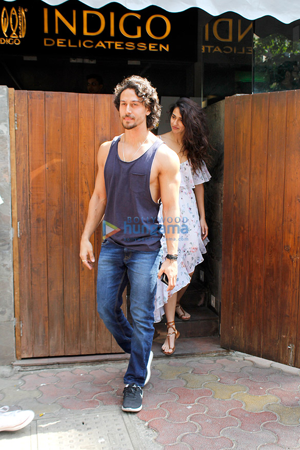 Tiger Shroff & Disha Patani snapped at ‘Indigo’