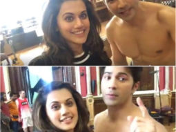 Watch: Varun Dhawan does a Salman Khan, goes shirtless for Judwaa 2