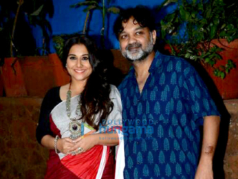 Vidya Balan snapped at 'Begum Jaan' promotions