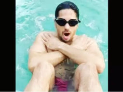 Watch: Sidharth Malhotra is shaping up his abs and beating the heat with aqua gym
