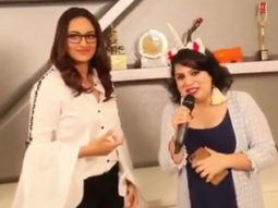 Watch: Sonakshi Sinha has the weirdest encounter when she meets Mallika Dua
