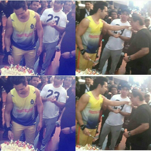 Watch Varun Dhawan celebrates his 30th birthday on the sets of Judwaa 2 in London1
