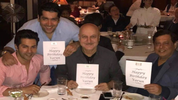 Watch: Varun Dhawan celebrates his 30th birthday on the sets of Judwaa 2 in London