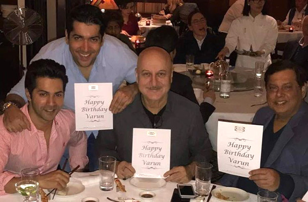 Watch Varun Dhawan celebrates his 30th birthday on the sets of Judwaa 2 in London3