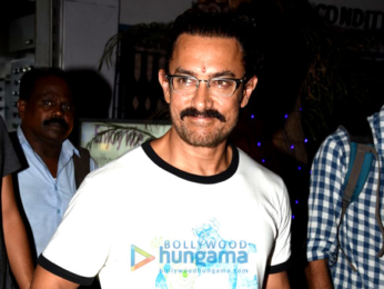 Aamir Khan snapped post collecting his new spectacles in Bandra