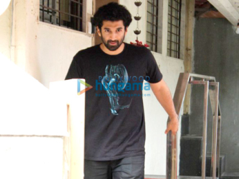 Aditya Roy Kapur snapped post meeting at Matrix office