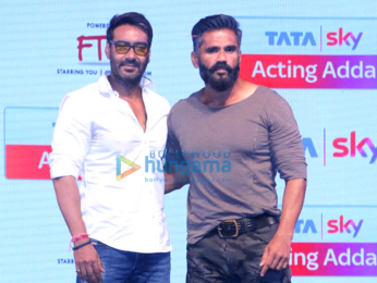 Ajay Devgn and Suniel Shetty launch 'Tata Sky Acting Adda'