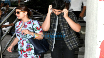 Akshay Kumar and family snapped post a movie screening at PVR Juhu