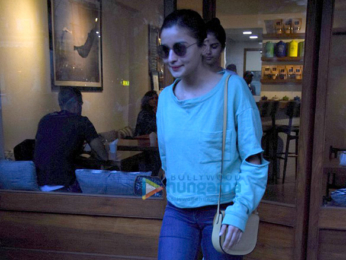 Alia Bhatt snapped post meeting at Sequel