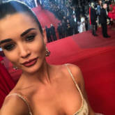 Amy Jackson looks elegant in sequined gown at Cannes 2017